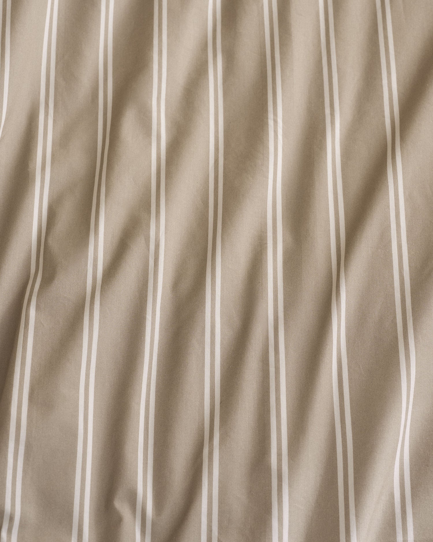 Mini Stripe Duvet Cover - Natural