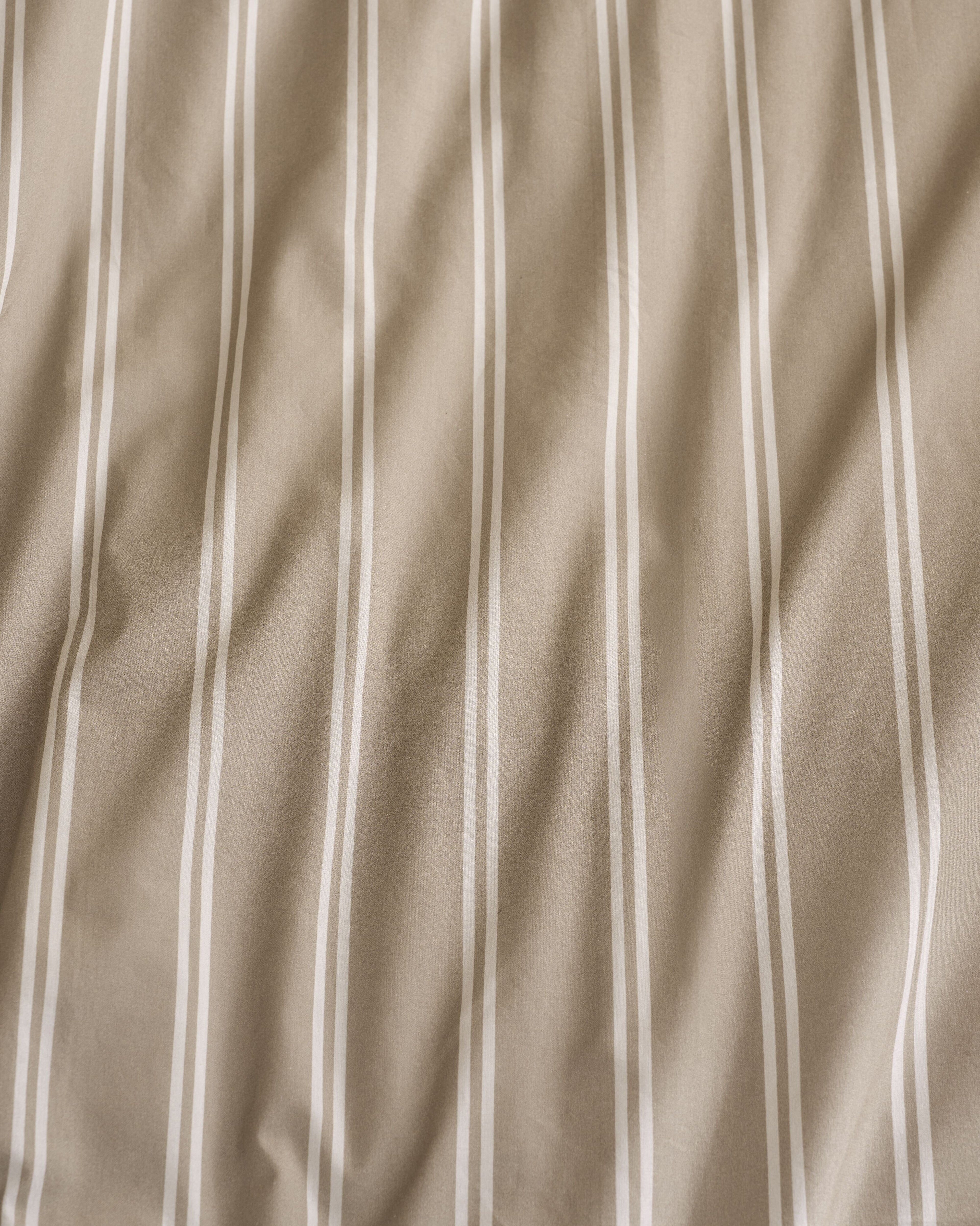 Mini Stripe Duvet Cover - Natural