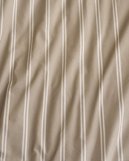 Mini Stripe Duvet Cover - Natural