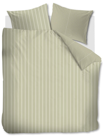 Mini Stripe Duvet Cover - Green