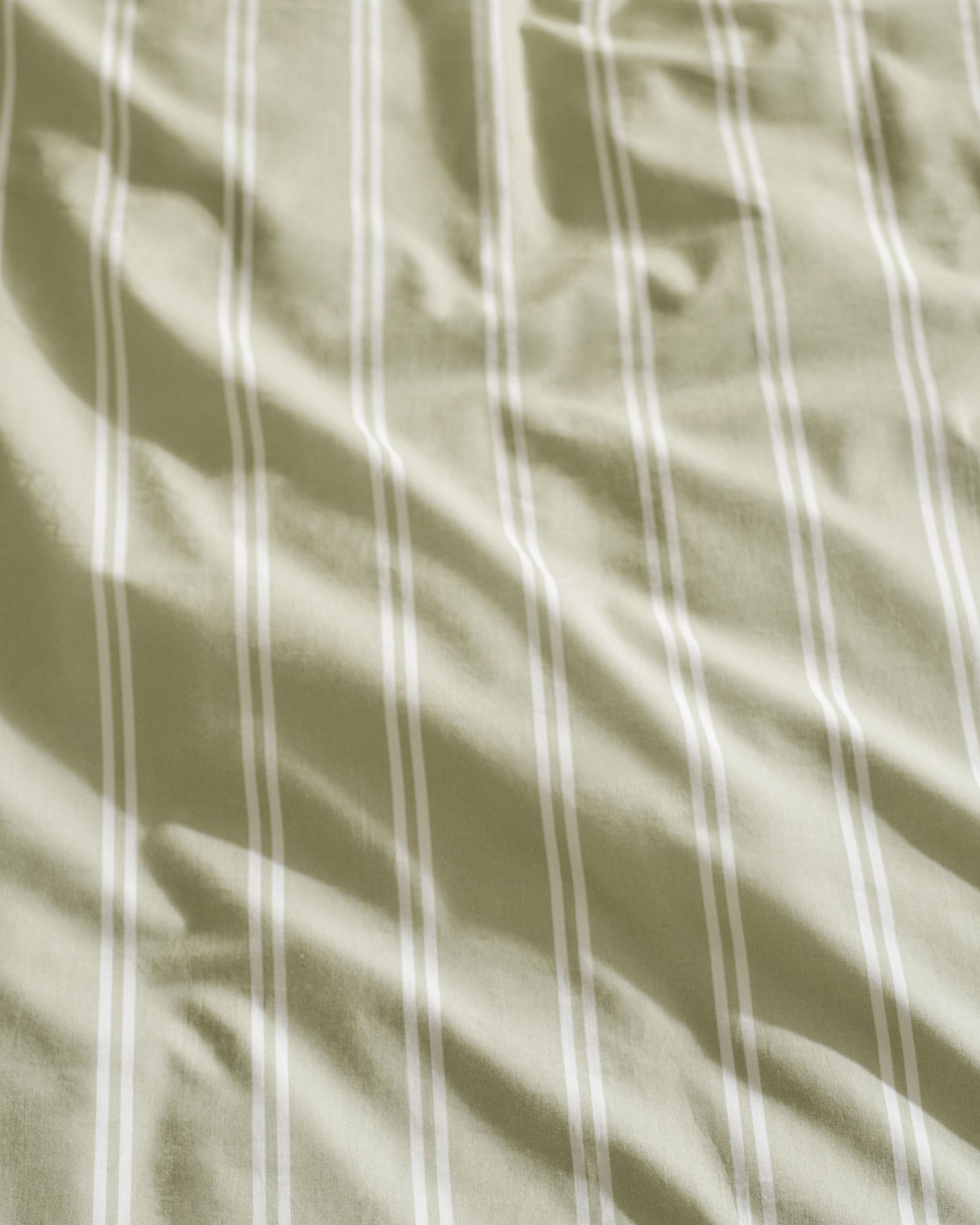 Mini Stripe Duvet Cover - Green