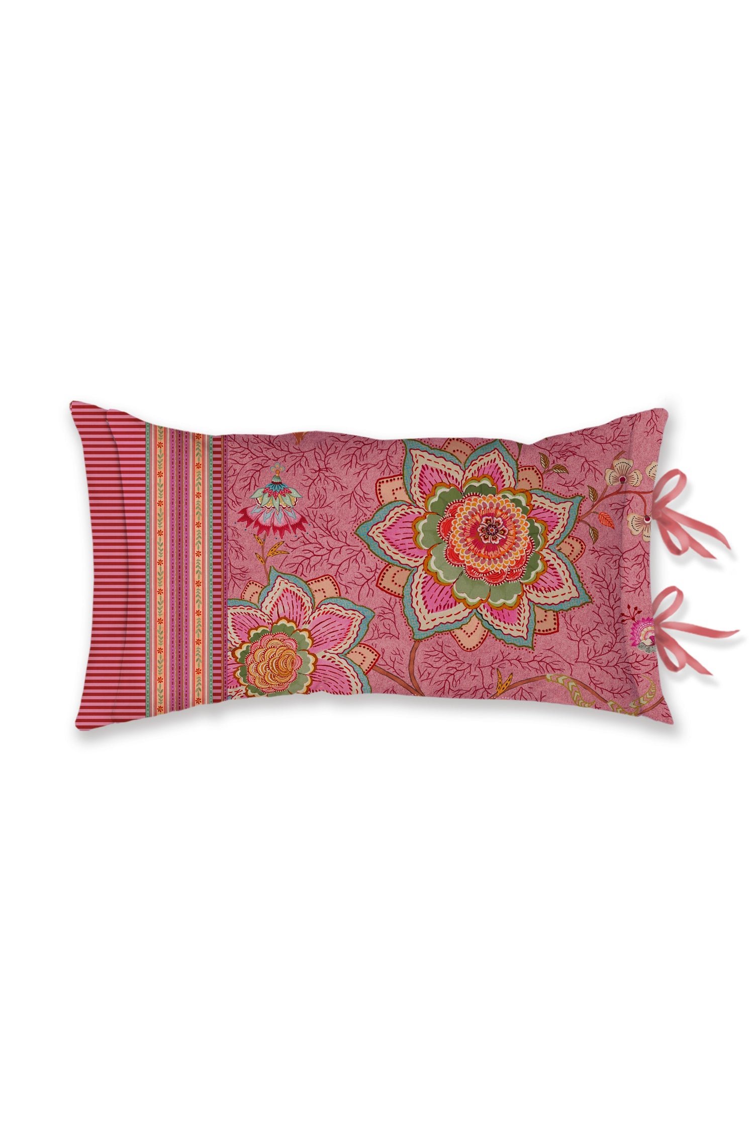 Pip Studio Mumbai Evening Decoratiekussen - Donker roze