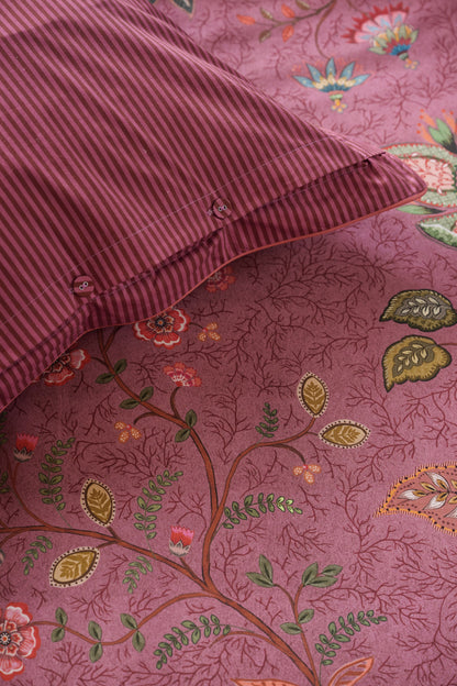 Pip Studio Mumbai Evening Decoratiekussen - Donker roze