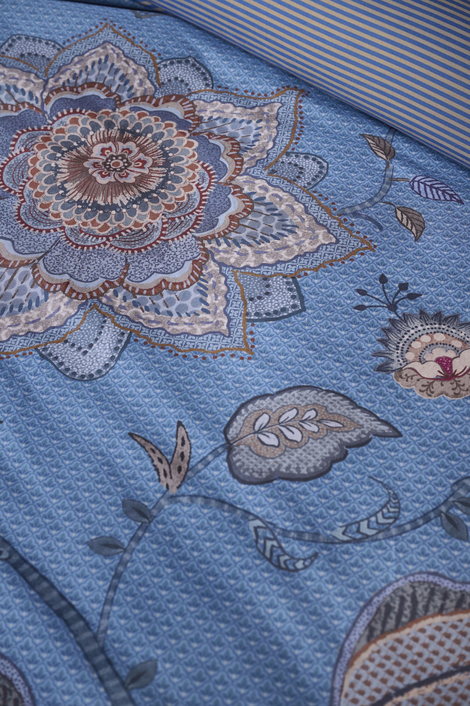 Mumbai Night Dekbedovertrek - Blauw