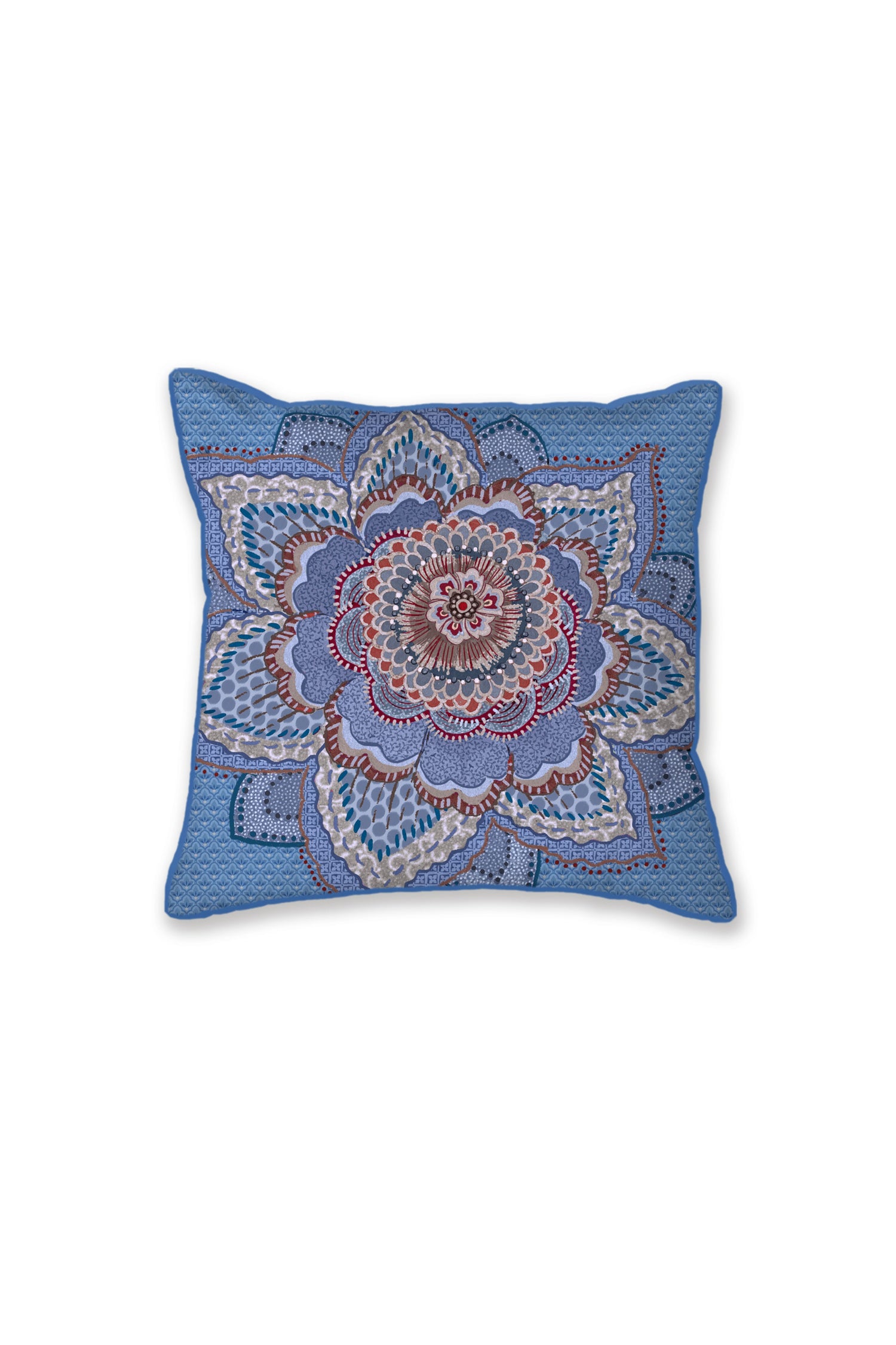 Pip Studio Mumbai Night Decoratiekussen - Blauw