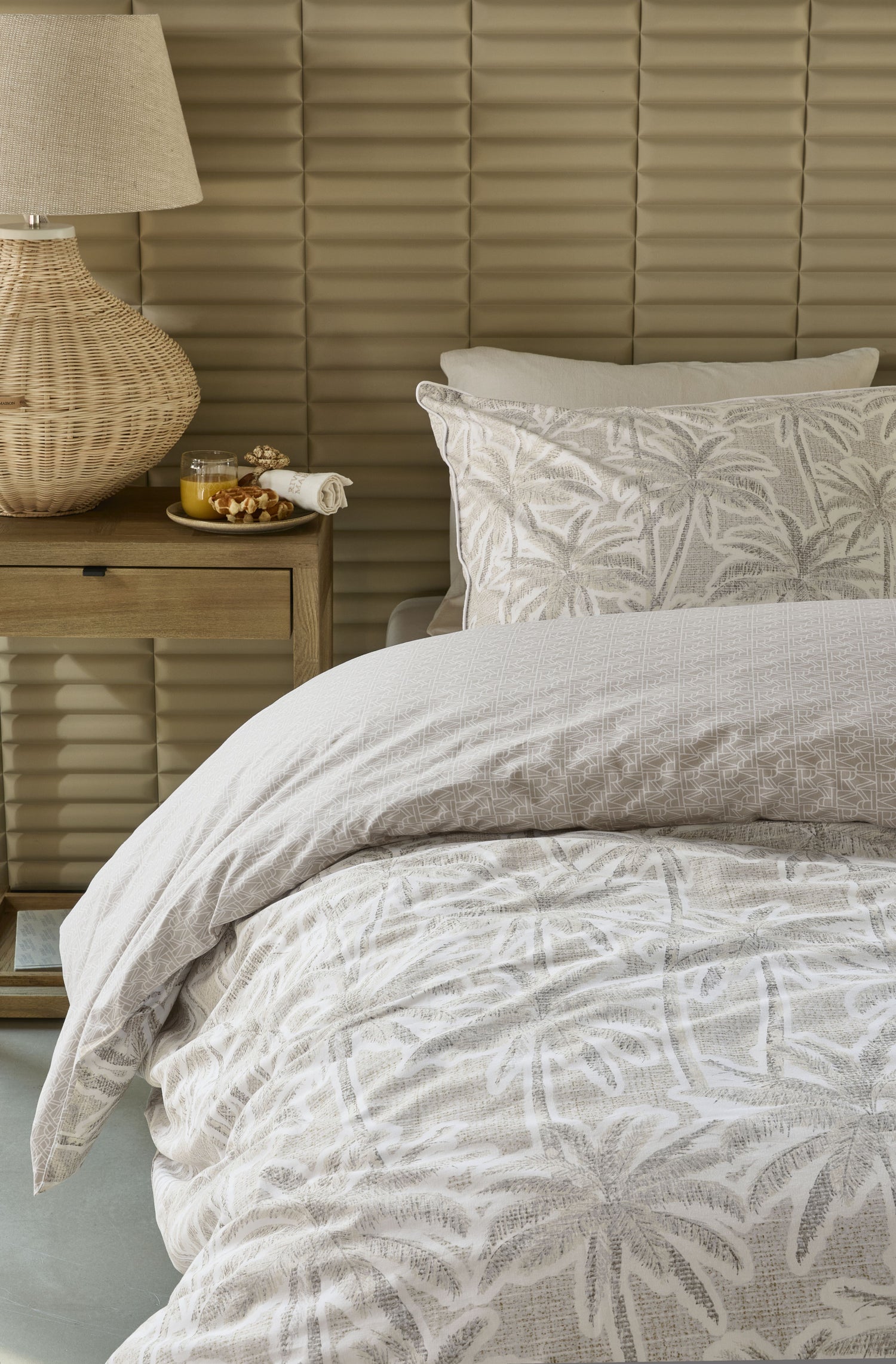 Palm Paradise Dekbedovertrek - Zand