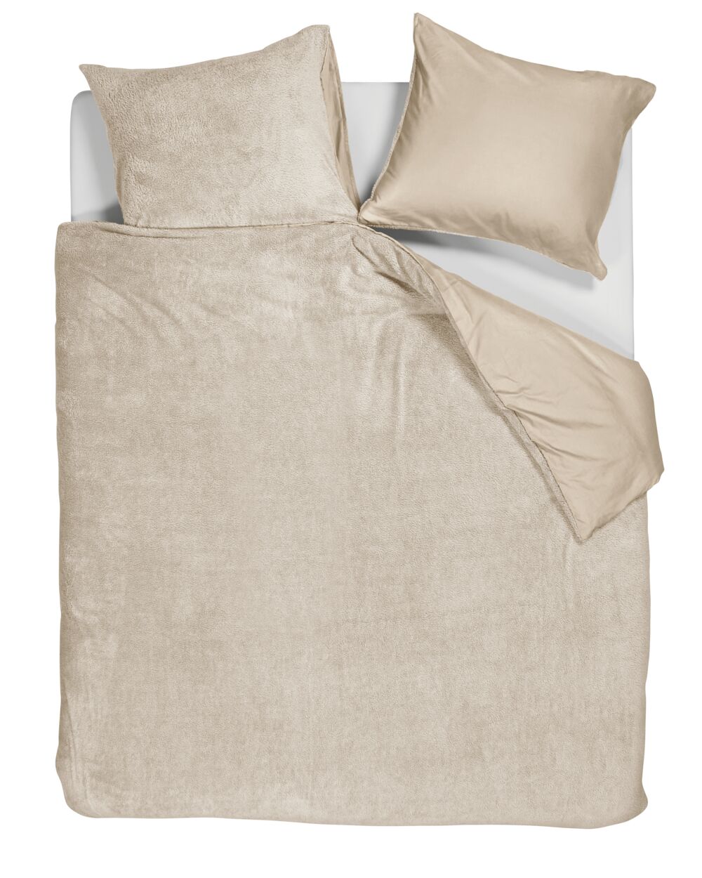 Plush Duvet Cover - Sand