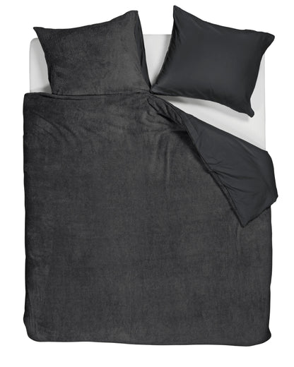 Plush Duvet Cover - Anthracite