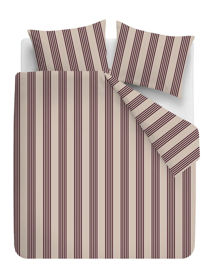 Pure Stripe Dekbedovertrek - Naturel