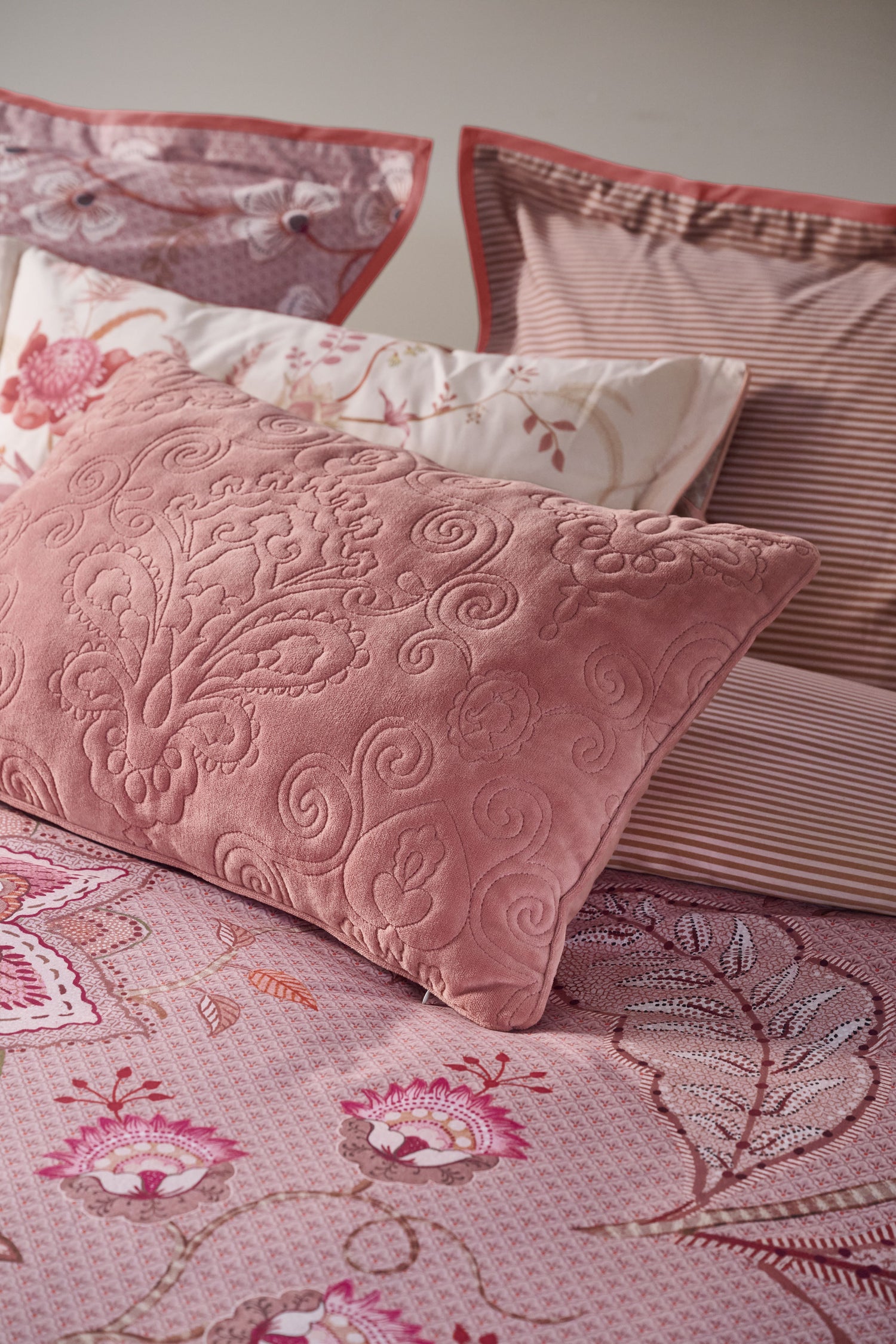 Pip Studio Quilty Pip Decoratiekussen - Roze