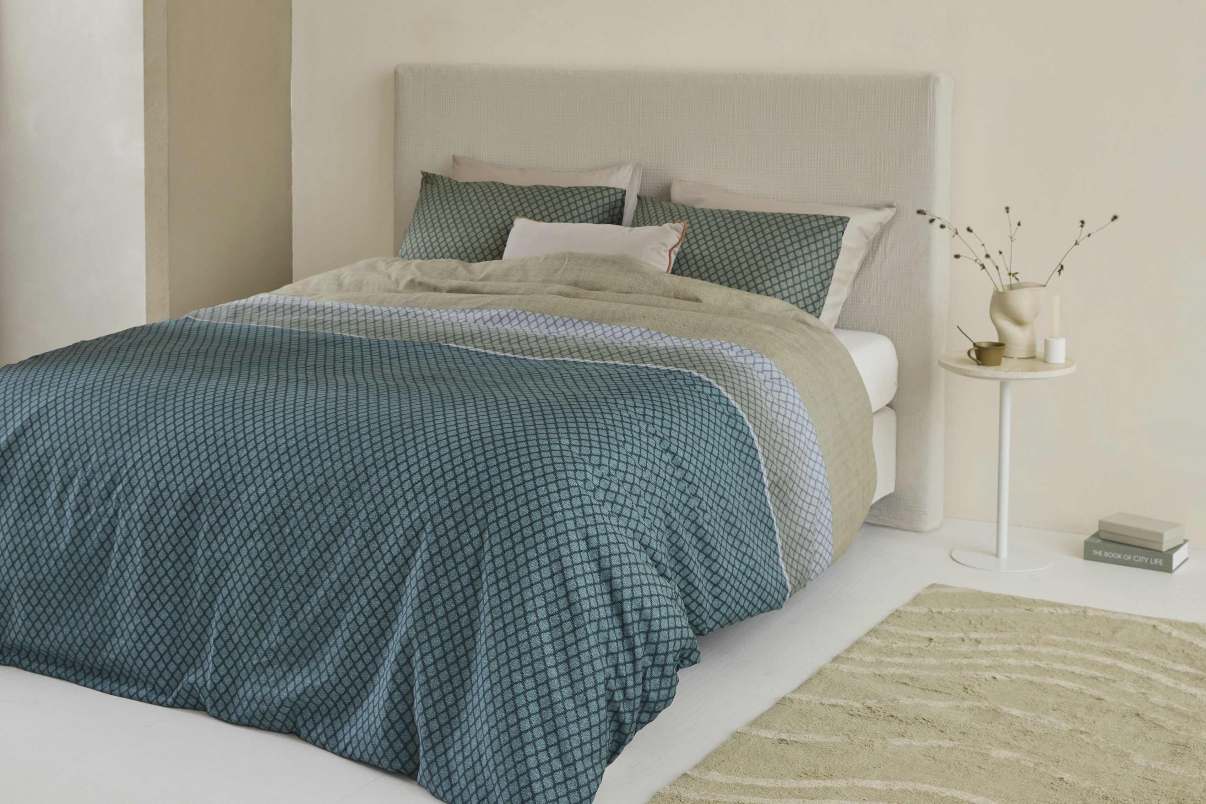 Riven Duvet Cover - Blue