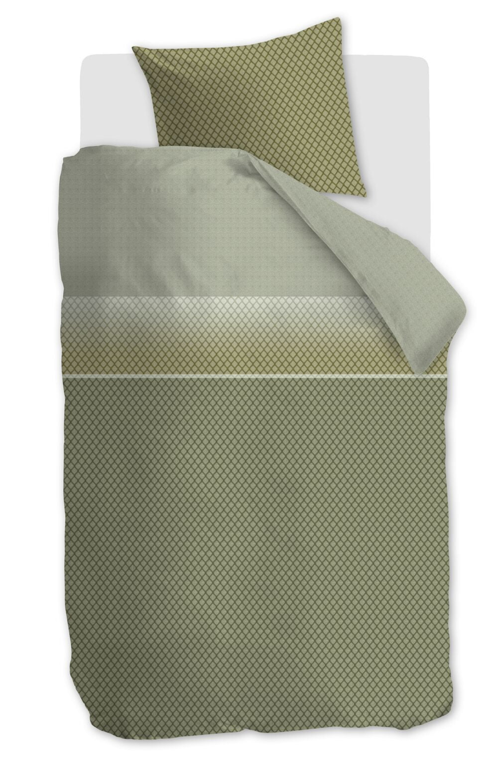 Riven Duvet Cover - Green