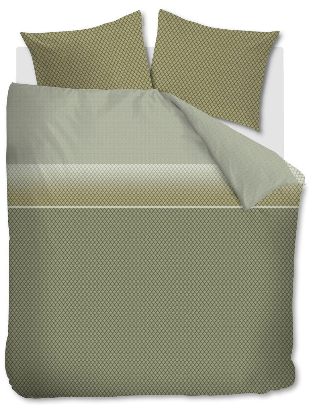 Riven Duvet Cover - Green