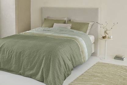 Riven Duvet Cover - Green