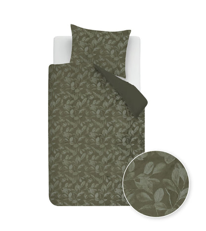 Sanu Dekbedovertrek - Olive Green