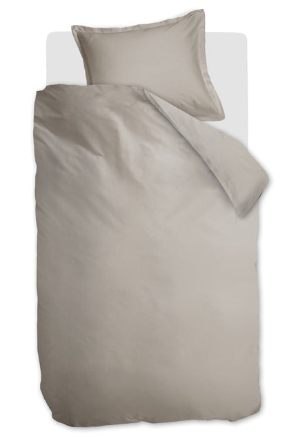 Satin Solid Duvet Cover - Sand