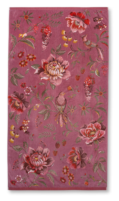 Pip Studio Secret Garden Beach Towel - Pink
