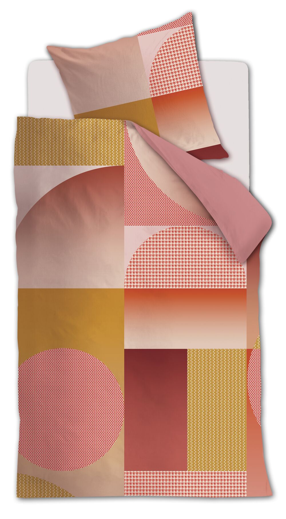 Sunset Boulevard Duvet Cover - Coral