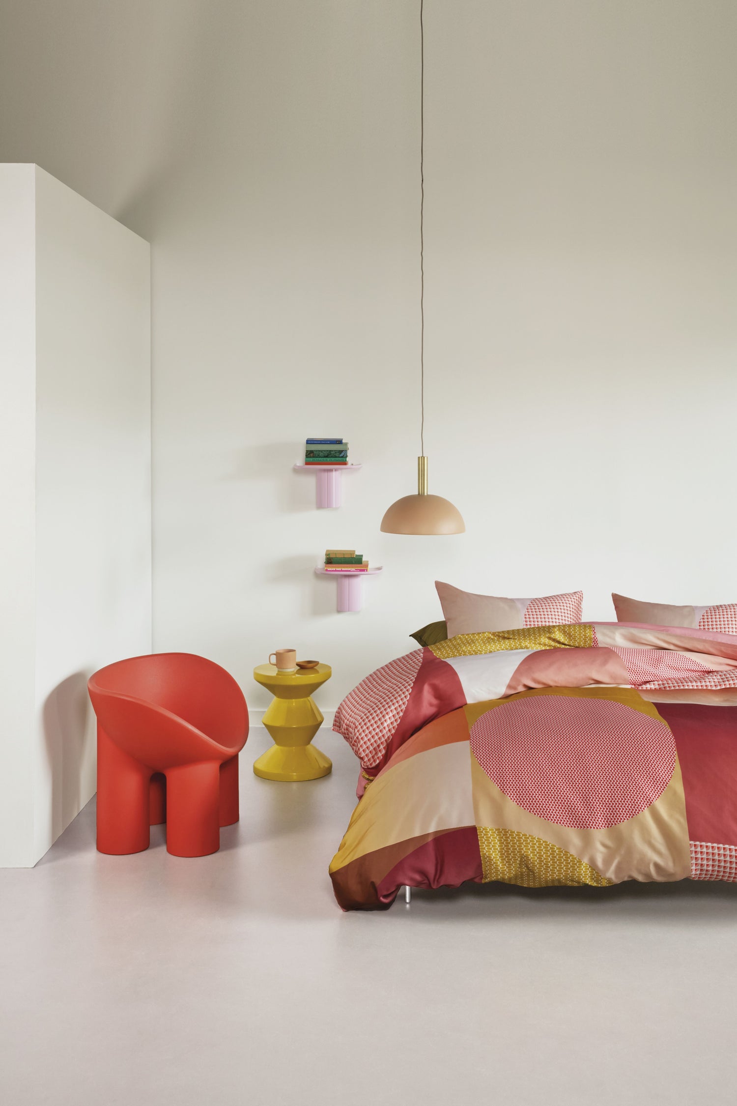 Sunset Boulevard Duvet Cover - Coral