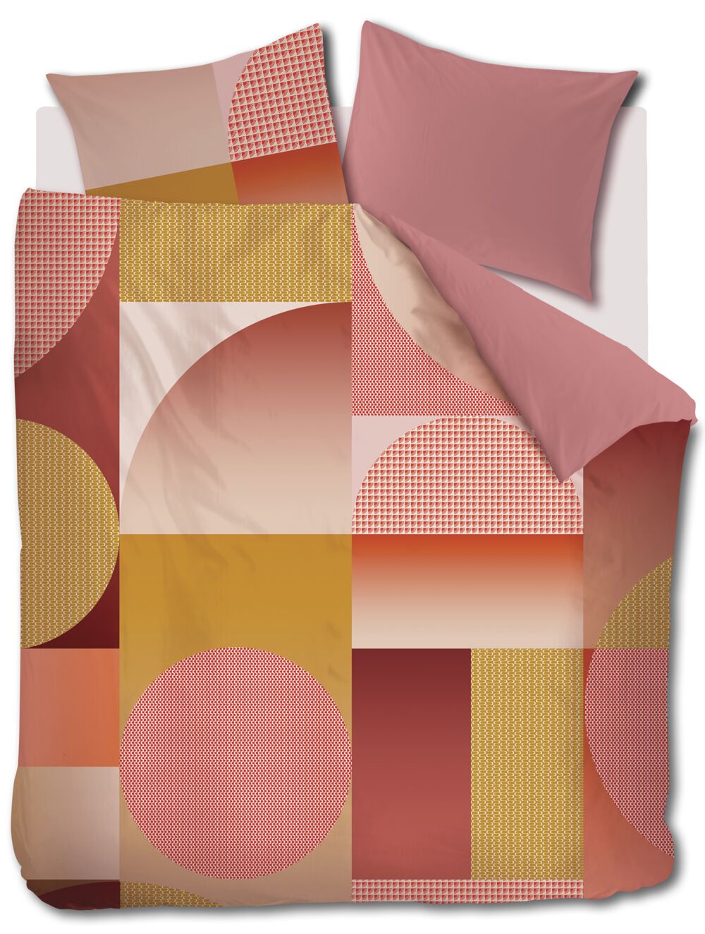 Sunset Boulevard Duvet Cover - Coral