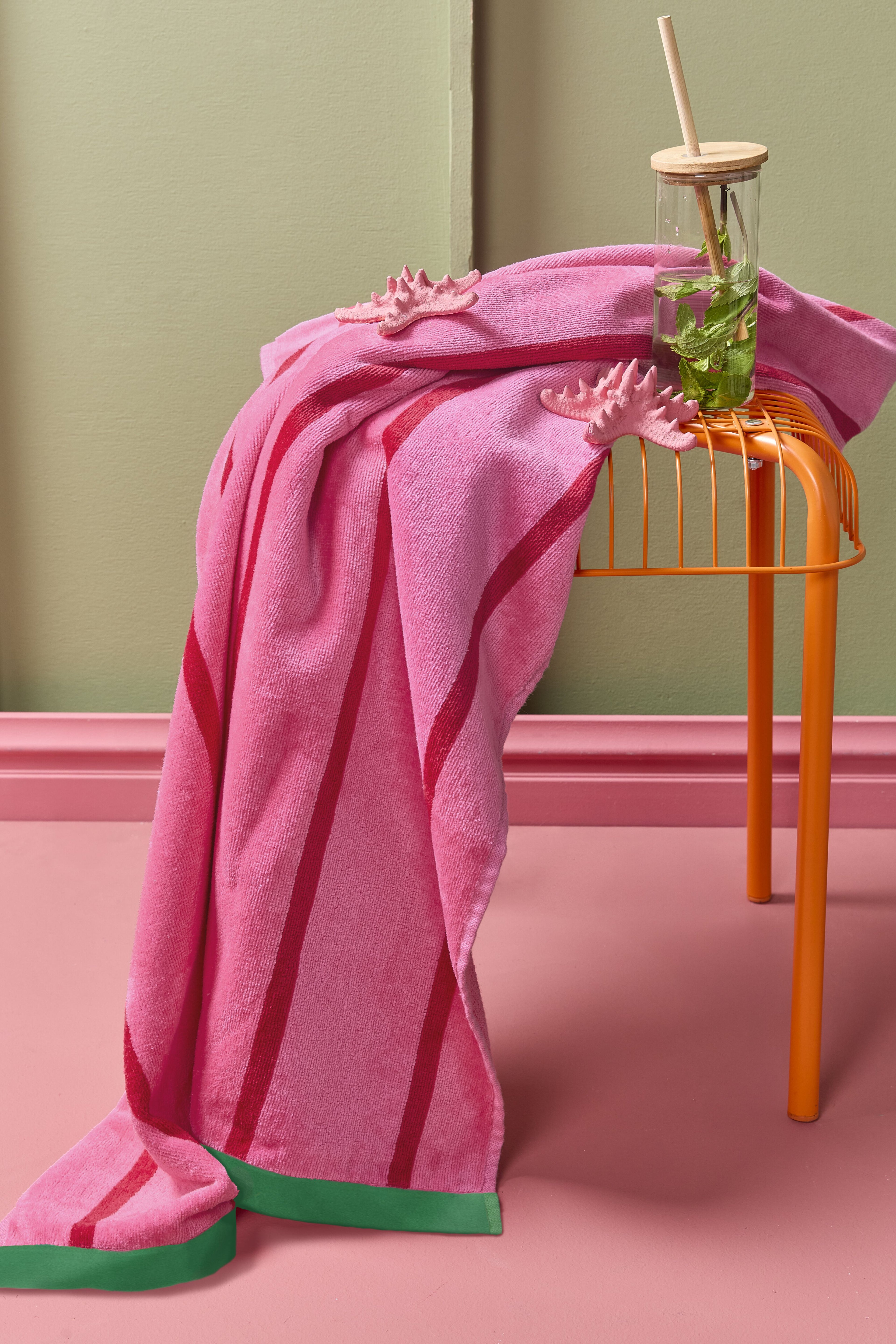 KAAT Amsterdam Summer Sweet Strandlaken - Roze