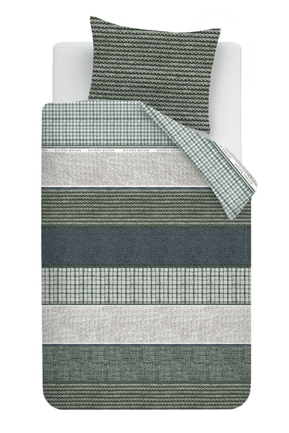 Tailor Dekbedovertrek - Blauw Groen