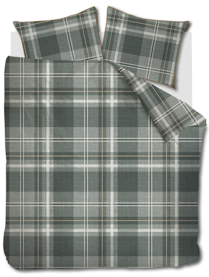 Tartan Check Duvet Cover - Green