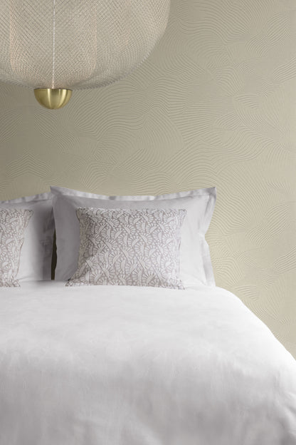 Techno Bee Duvet Cover - White