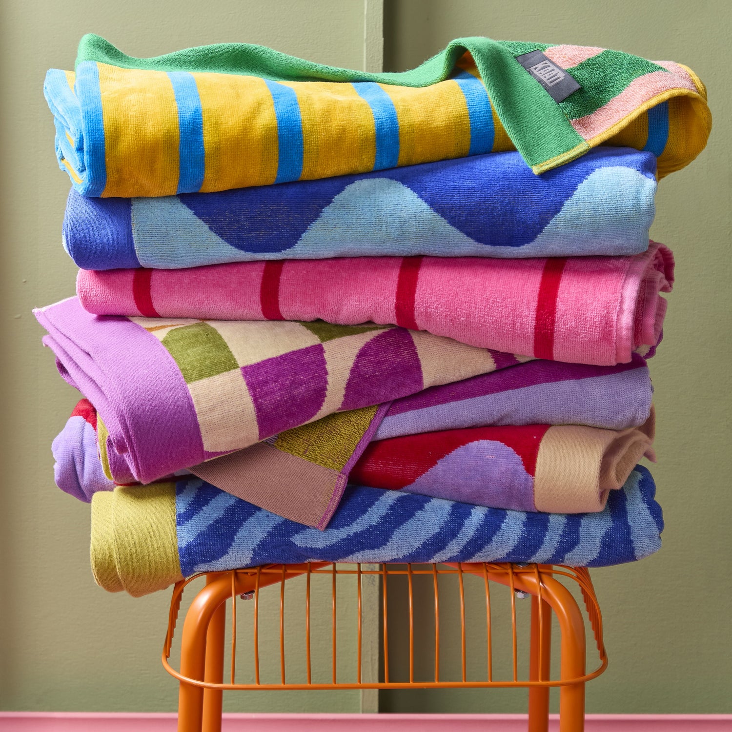 KAAT Amsterdam Bora Bora Beach Towel - Purple