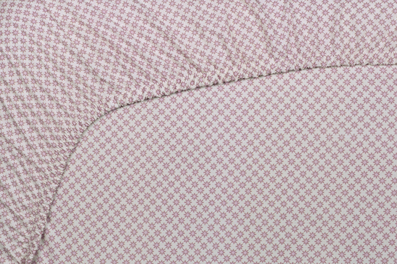 Pip Studio Hoeslaken - katoen - Wit Roze