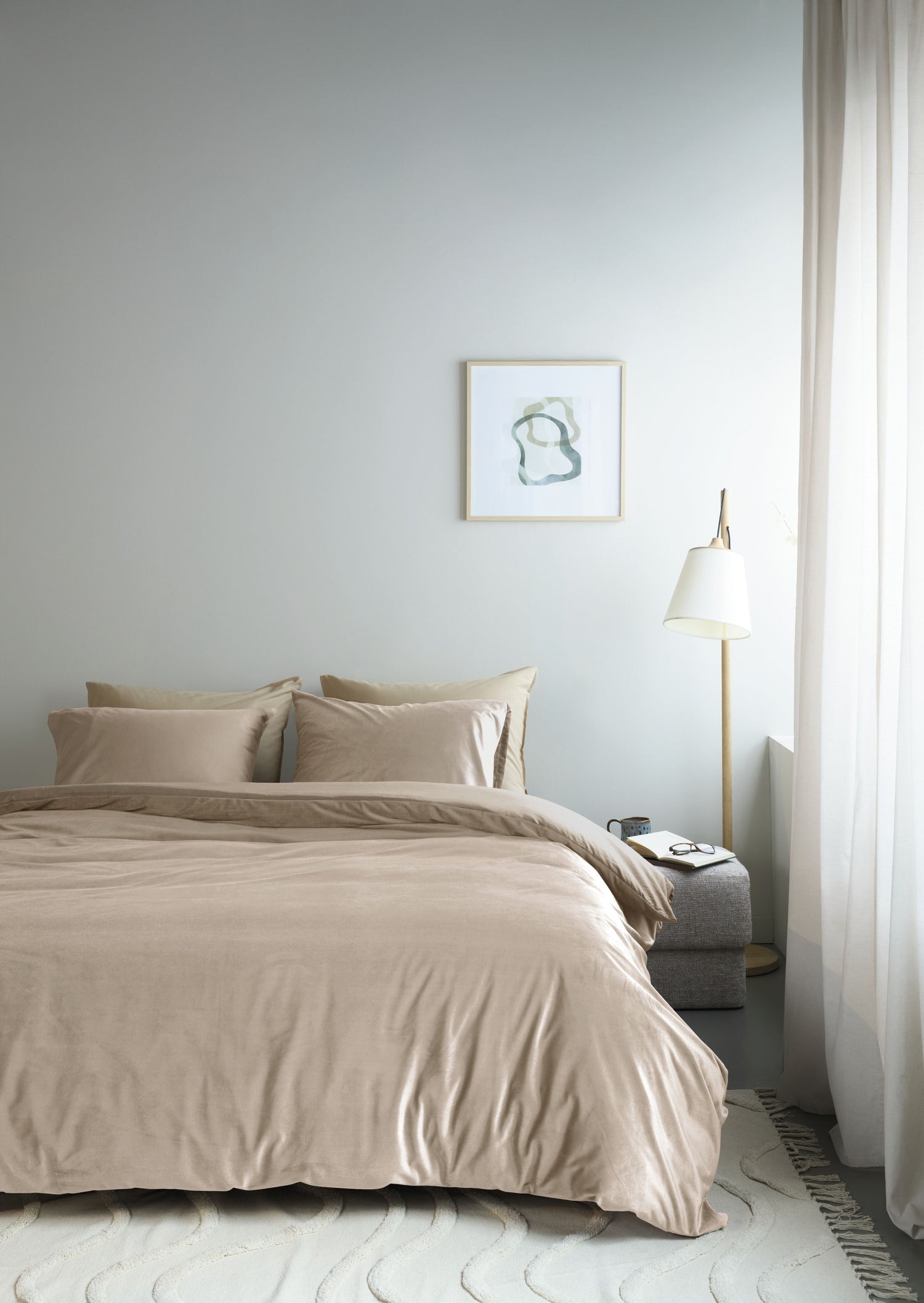 Ambiante Velvety Dekbedovertrek - Zand