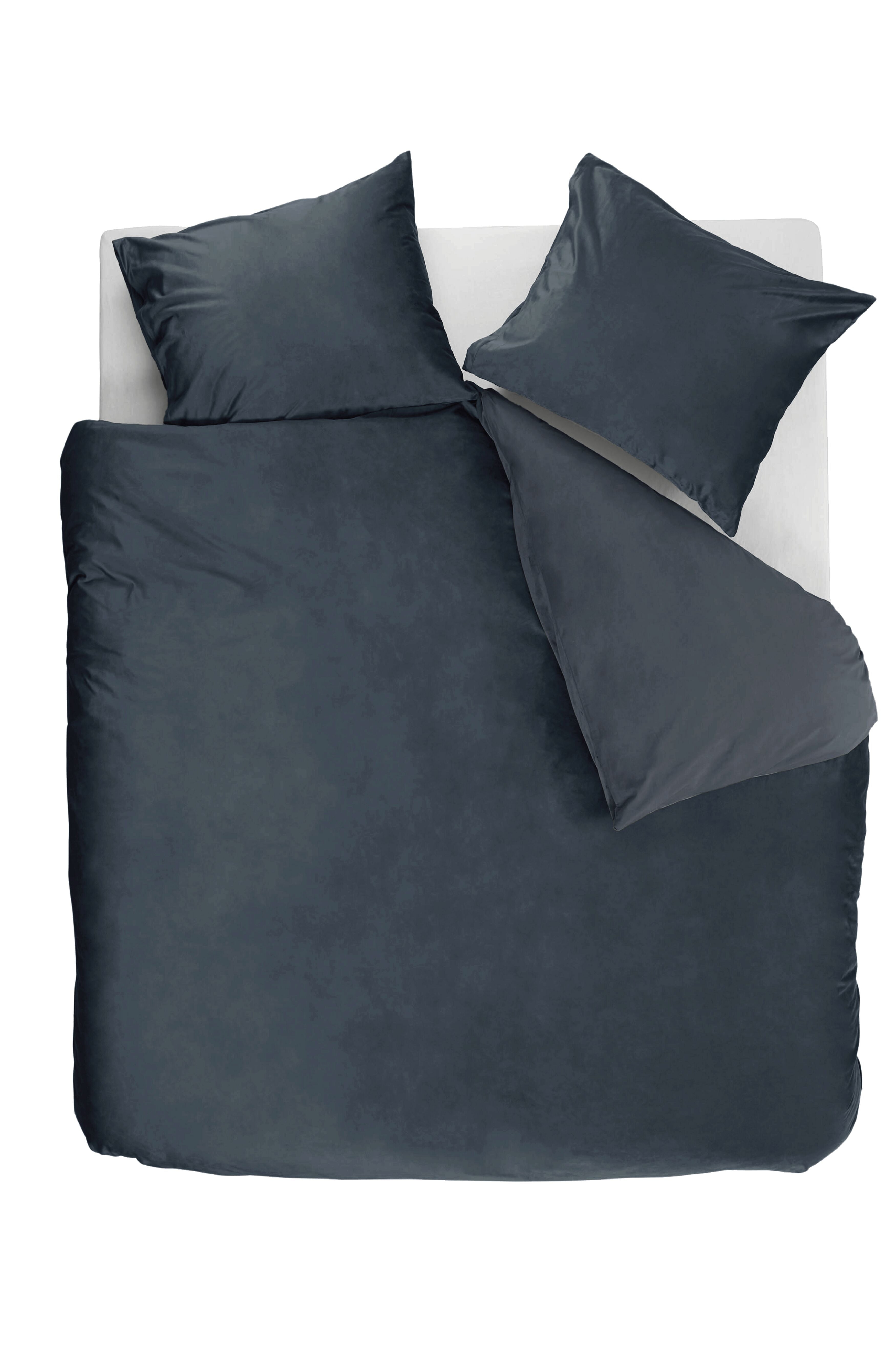 Velvet Duvet Cover - Blue