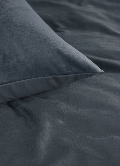 Velvet Duvet Cover - Blue