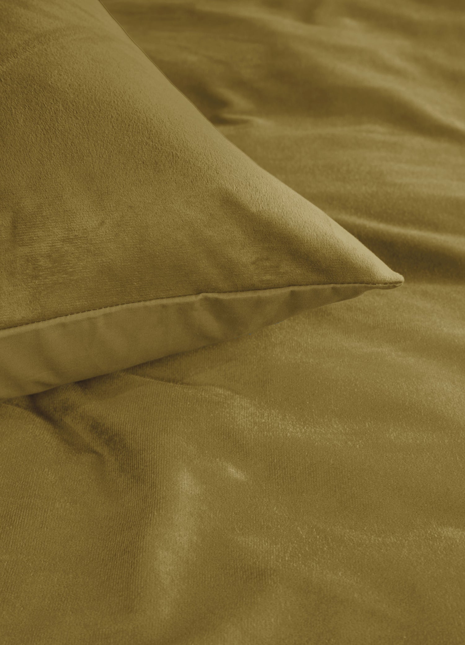 Ambiante Velvety Dekbedovertrek - Oker