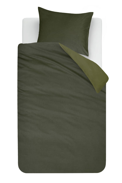 Warm Dekbedovertrek - Groen