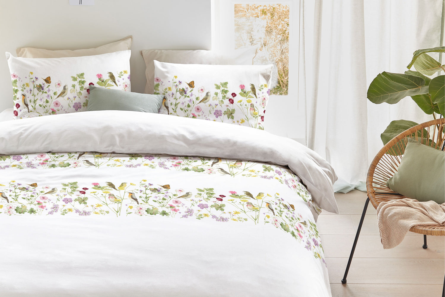 Whispering Garden Duvet Cover - Multi