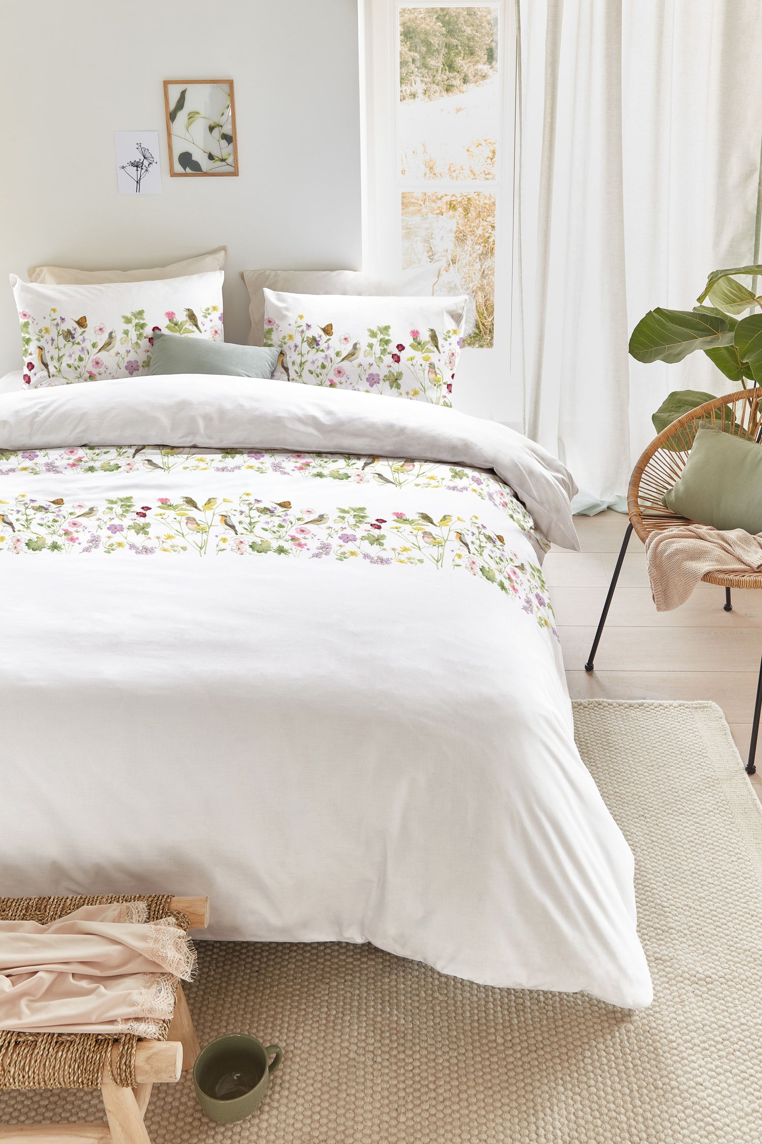 Whispering Garden Duvet Cover - Multi