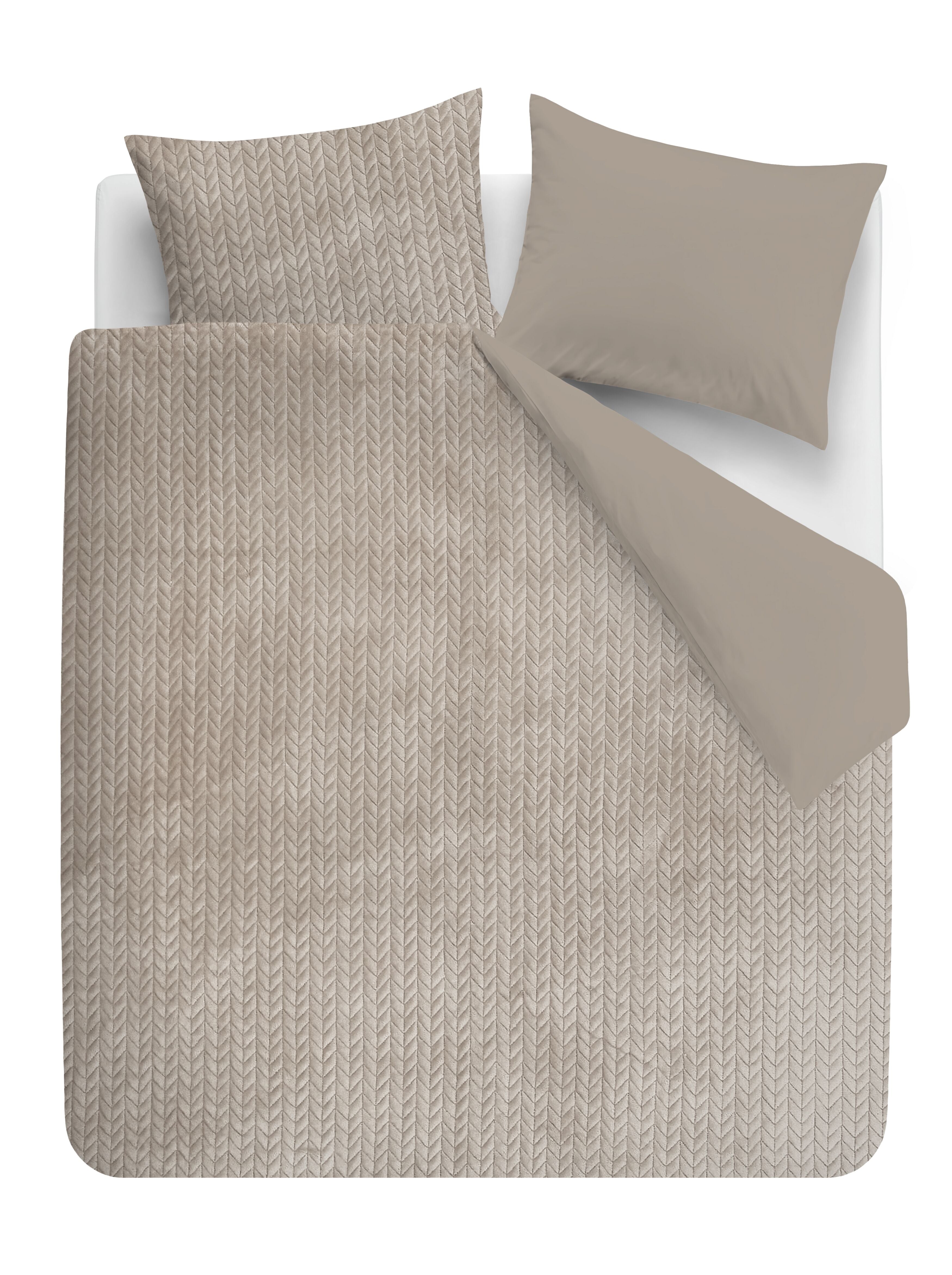 Whisper Soft Dekbedovertrek - Taupe