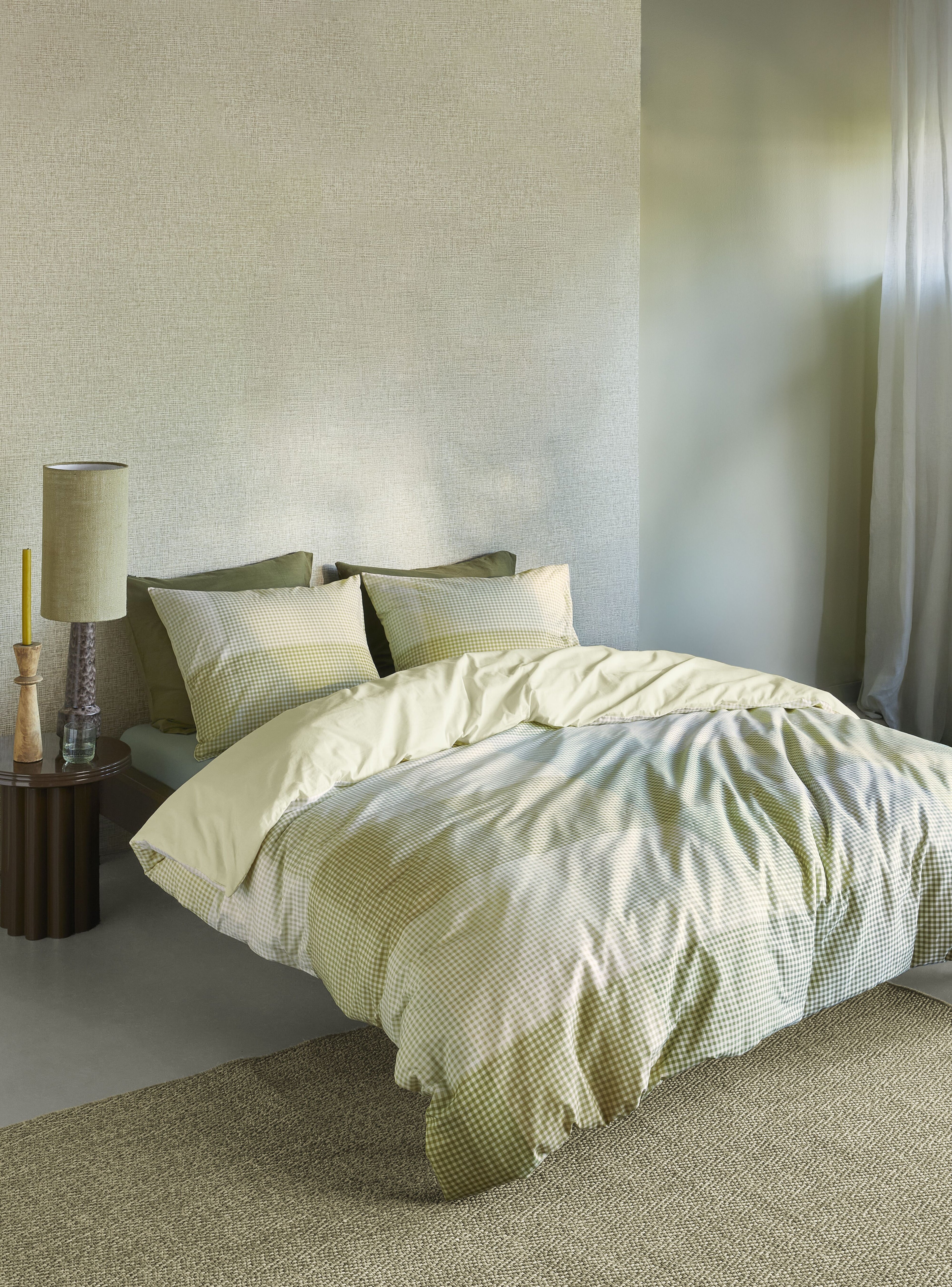 Zira Duvet Cover - Green