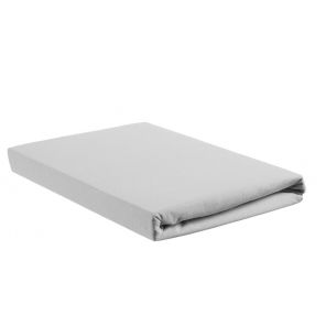 Beddinghouse Jersey Topper Fitted Sheet With Split Light Grey