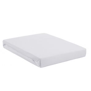 Beddinghouse Premium Jersey Lycra Fitted Sheet White