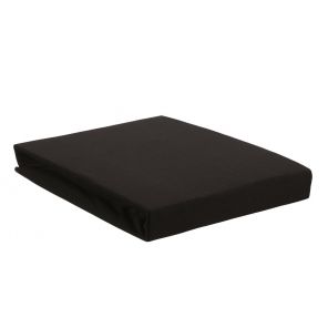 Beddinghouse Premium Jersey Lycra Topper Fitted Sheet Black