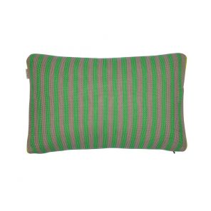 Pip Studio Bonsoir Stripe Cushion Green