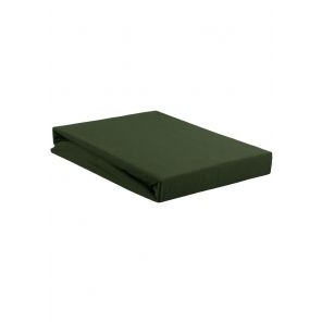 Beddinghouse Jersey Topper Fitted Sheet with Split Dark Green