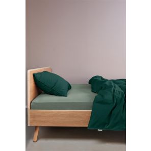 Beddinghouse Jersey Topper Fitted Sheet with Split Green
