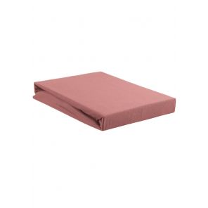 Beddinghouse Jersey Topper Fitted Sheet with Split Pink