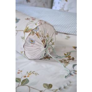Pip Studio Kawai Flower Roll Cushion White