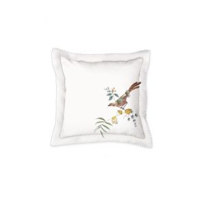 Pip Studio Little Birds Square Cushion White
